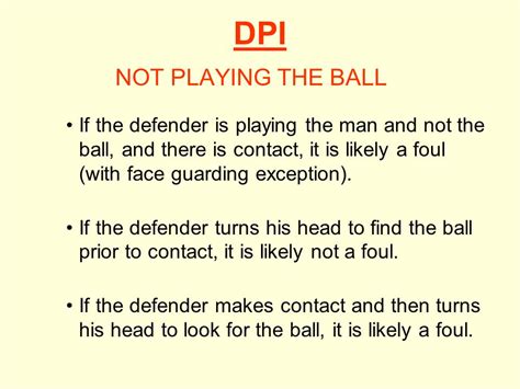 Play the man and not the ball .